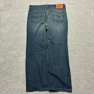 Levi's 541 y2k 2000s made black wash heavy denim straight leg fit skater jeans